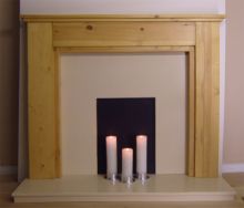 Stepped Pine Fire Surround